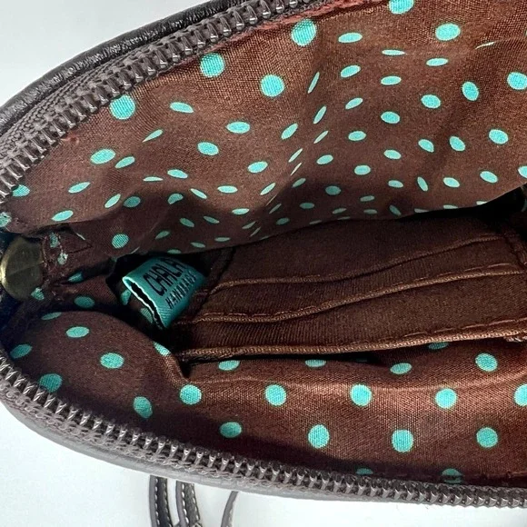 Chala Crossbody Mini Cellphone Bag/Purse RV Camper Design with Charms $43 MSRP - Picture 5 of 8